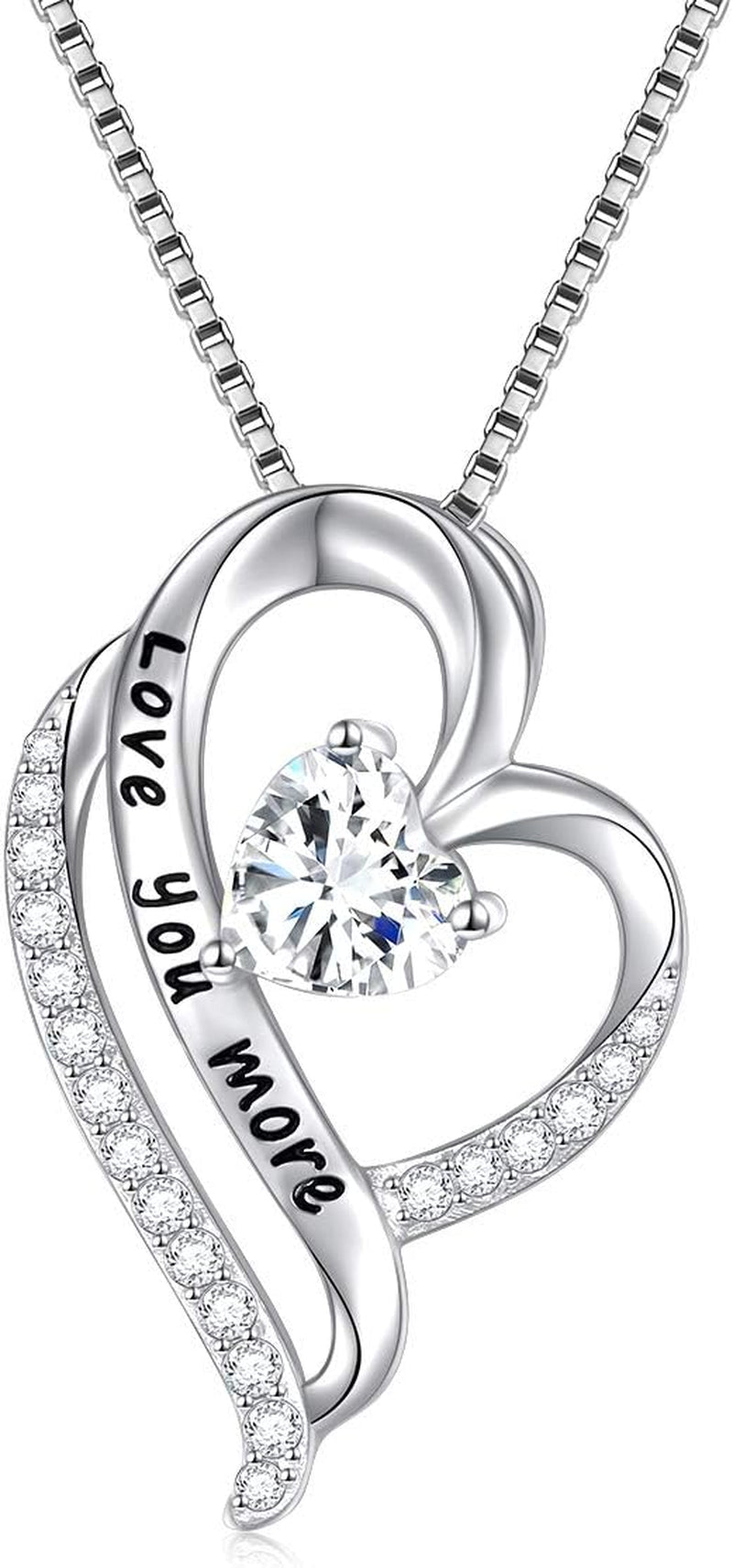 "Love You More" 925 Sterling Silver Pendant - Big Ass Store