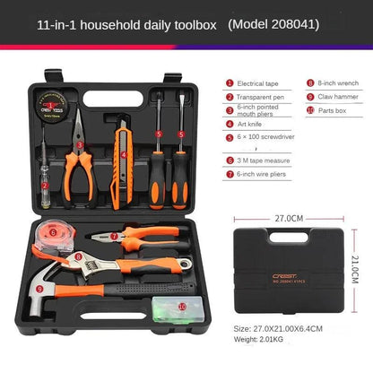 Handy Household Hardware Tool Box Set - Big Ass Store