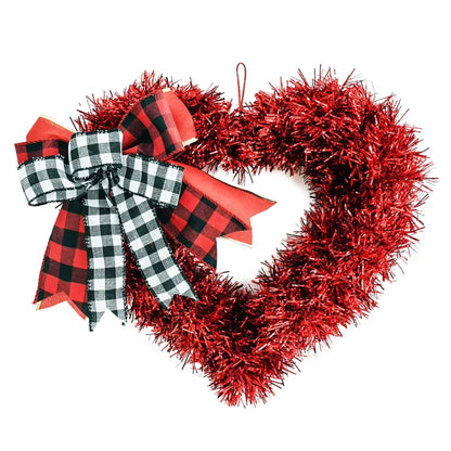 Floral Valentines Day Heart Wreath - Big Ass Store