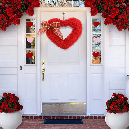 Floral Valentines Day Heart Wreath - Big Ass Store