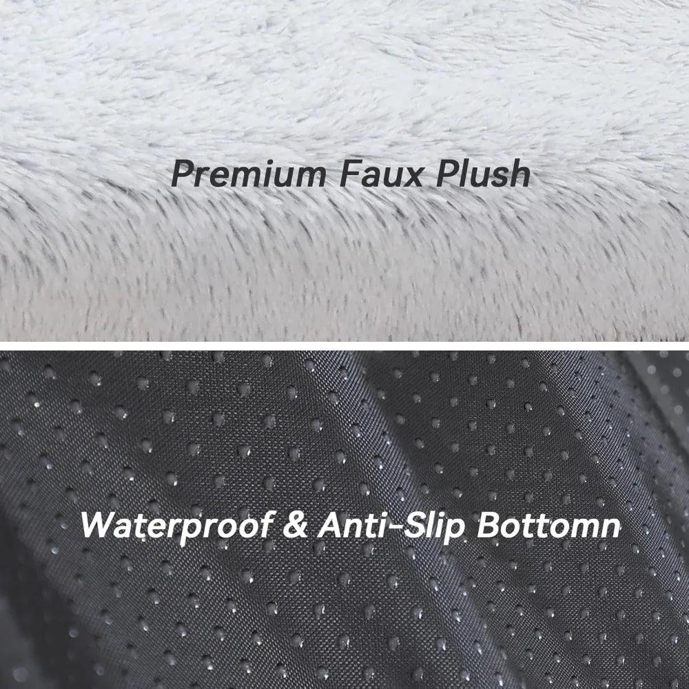 Human Dog Bed, 74"X43"X9" Dog Beds for Large Dogs, Foldable Plush Washable Dog Beds - Big Ass Store