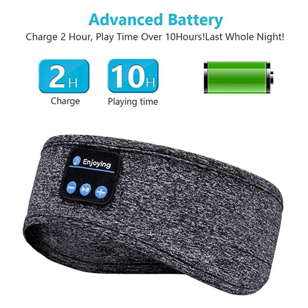 Bluetooth Sports Sleeping Headband & Wireless Music Eye Mask Supports Quality Sleep - Big Ass Store