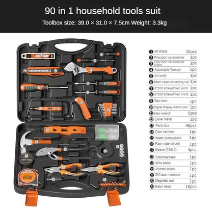 Handy Household Hardware Tool Box Set - Big Ass Store