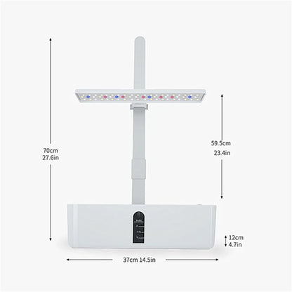 Garden Hydroponics Growing System Indoor Herb Garden Kit Automatic Timing LED Grow Lights Smart Water Pump for Home Flower Pots - Big Ass Store