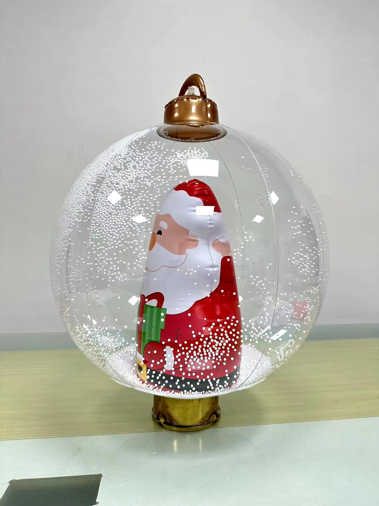 24"/60Cm Christmas Inflatable Decorated Ball Outdoor PVC Giant Xmas Ball - Big Ass Store