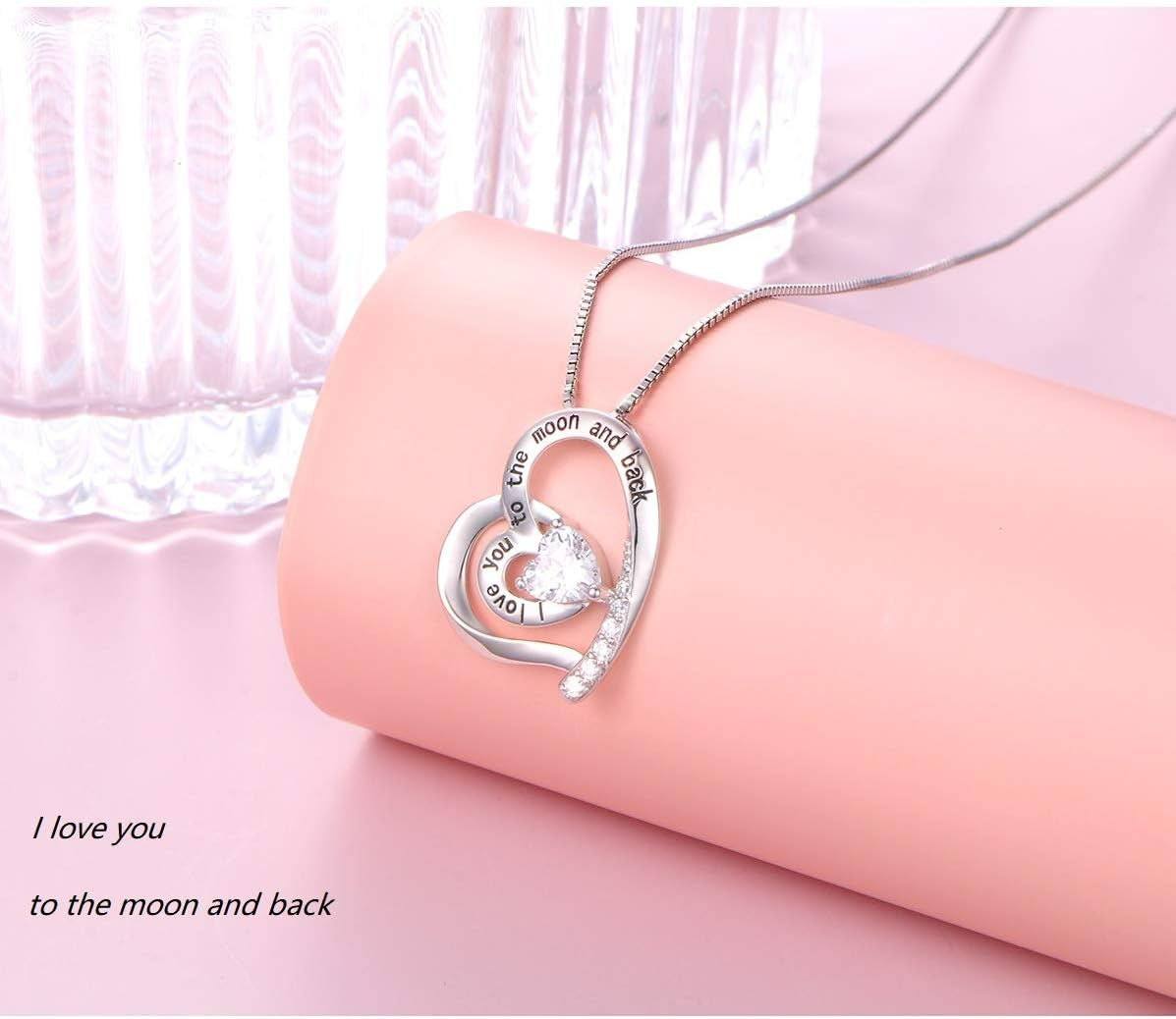 "Love You More" 925 Sterling Silver Pendant - Big Ass Store