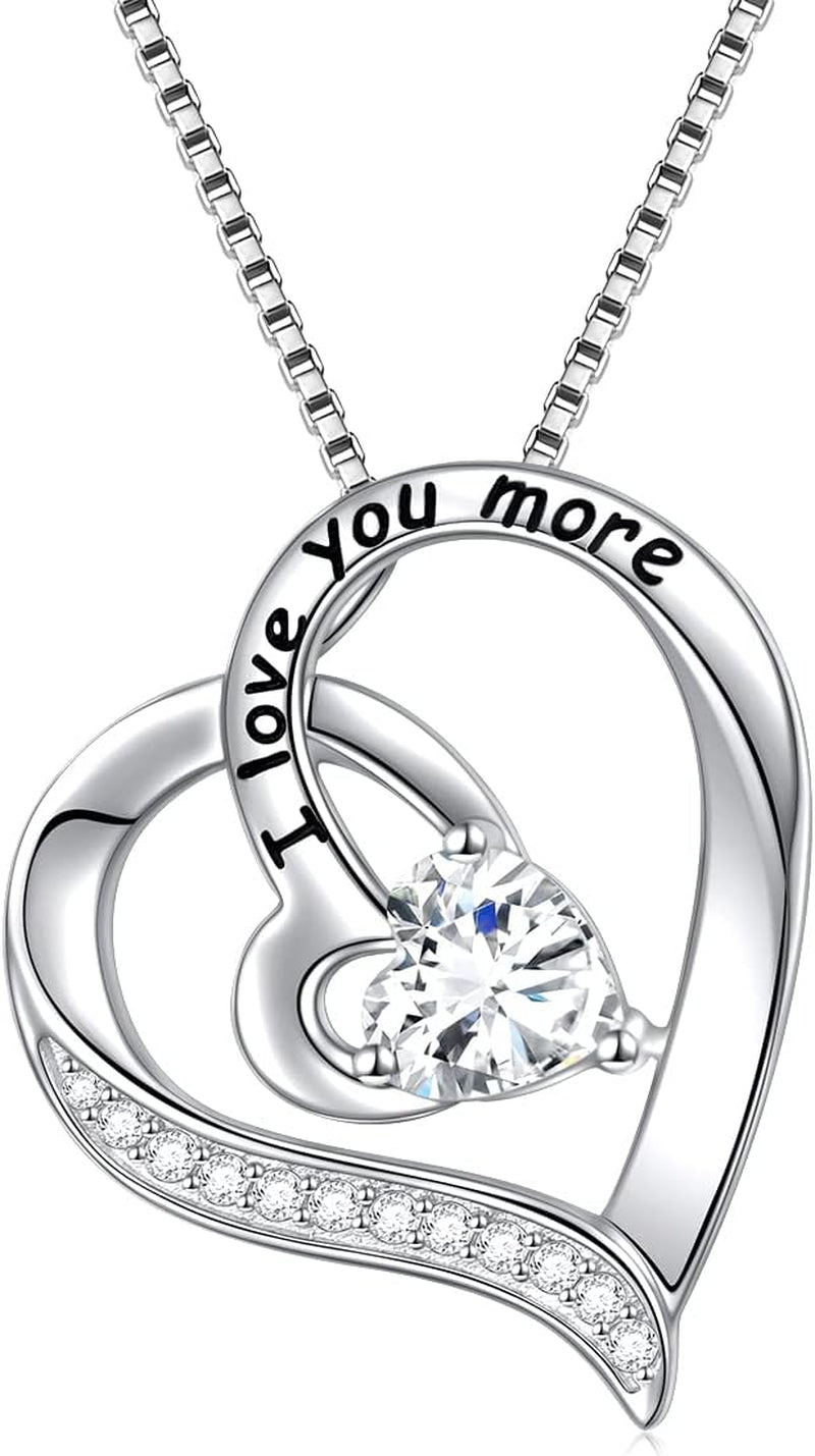 "Love You More" 925 Sterling Silver Pendant - Big Ass Store