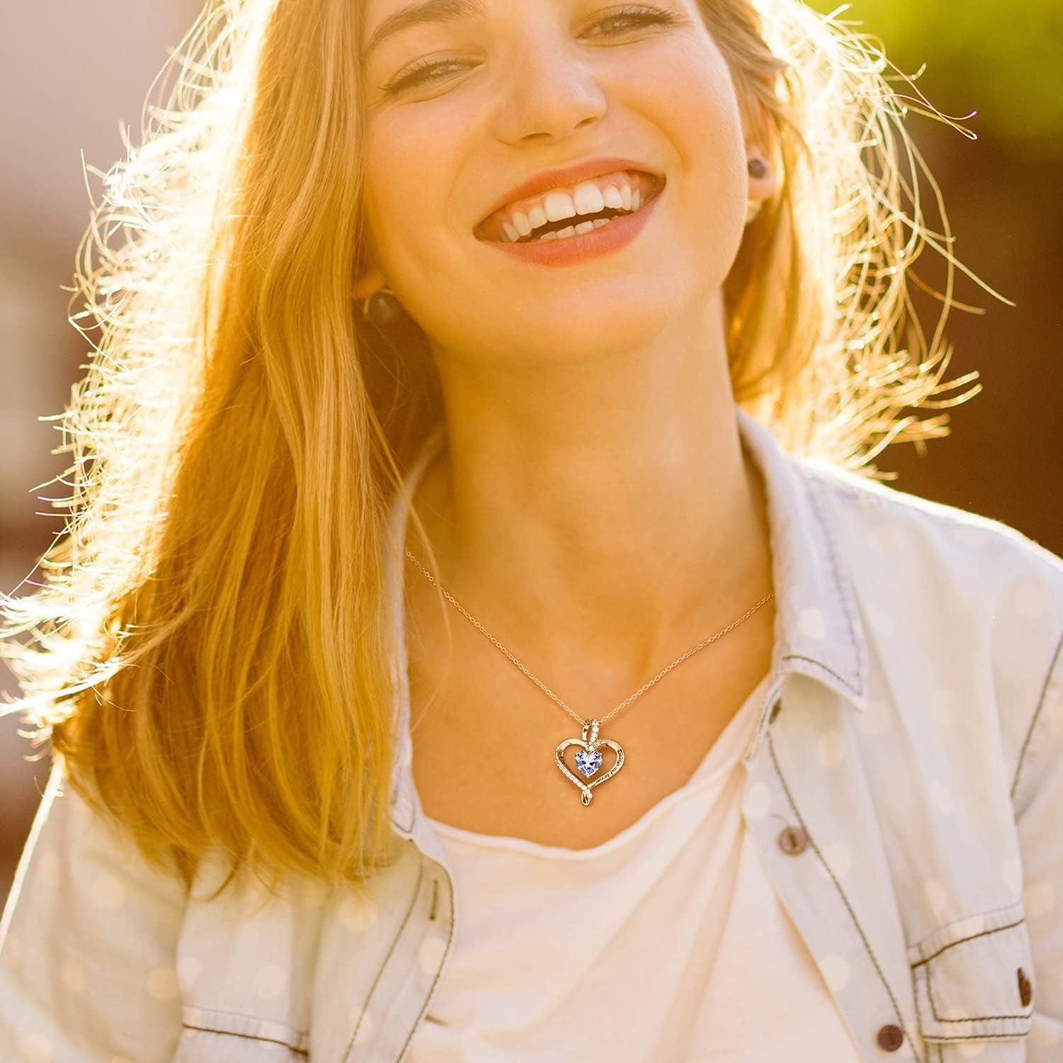 Sterling Silver Heart Necklace for Women - Big Ass Store
