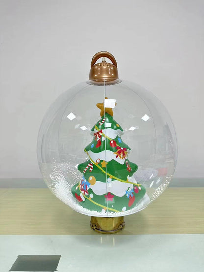 24"/60Cm Christmas Inflatable Decorated Ball Outdoor PVC Giant Xmas Ball - Big Ass Store