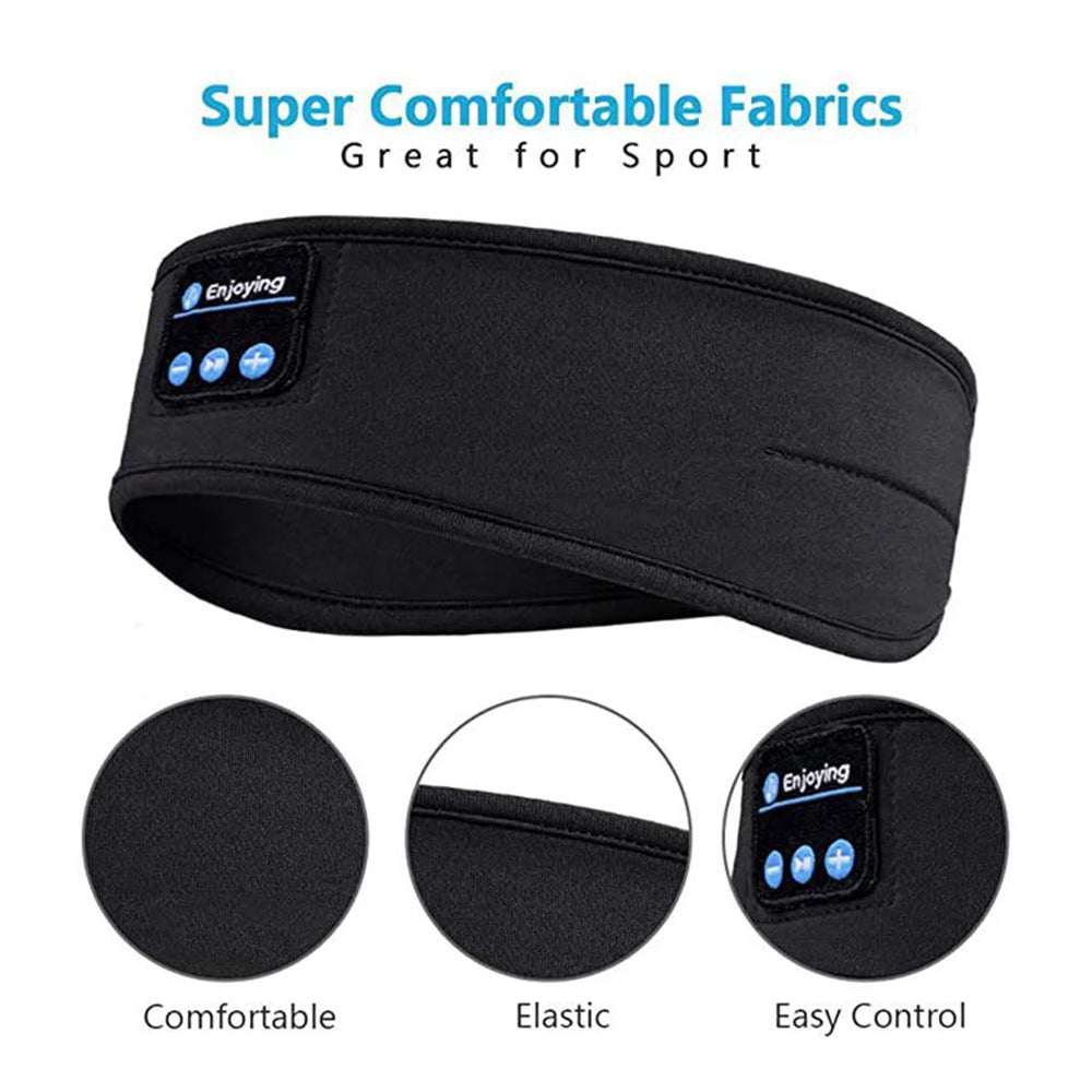 Bluetooth Sports Sleeping Headband & Wireless Music Eye Mask Supports Quality Sleep - Big Ass Store