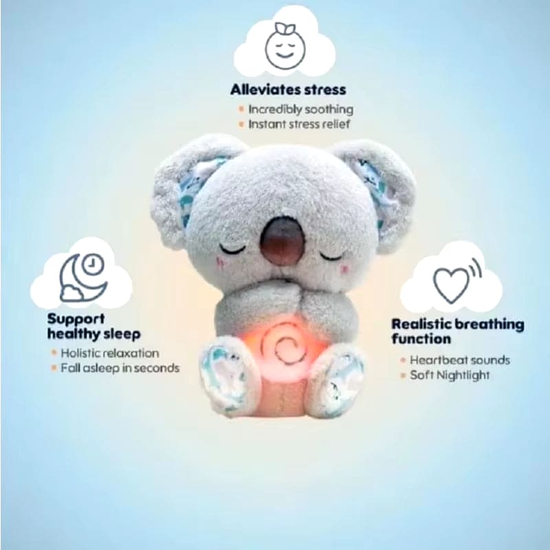 Kawaii Stitch Plush Baby Sleeping Companion with Soothing Music and Light - Big Ass Store
