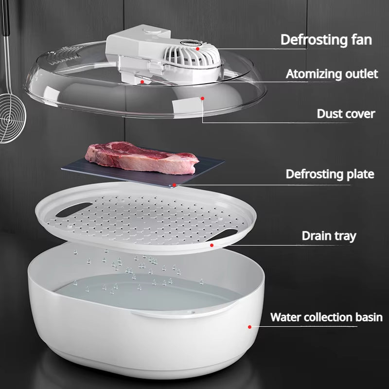 Ultrasonic Frozen Meat Thawer Machine Atomization 6-in-1Thawing Machine - Big Ass Store