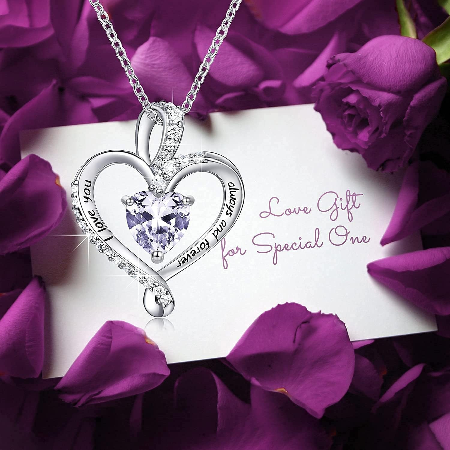 Sterling Silver Heart Necklace for Women - Big Ass Store